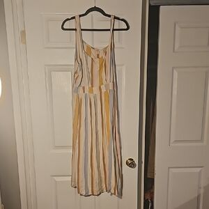 Stripey pastel dress